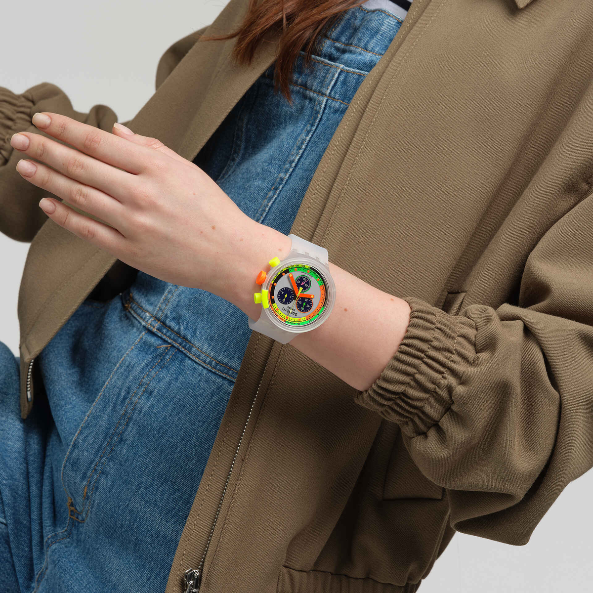 SWATCH NEON JELLY SB02K100