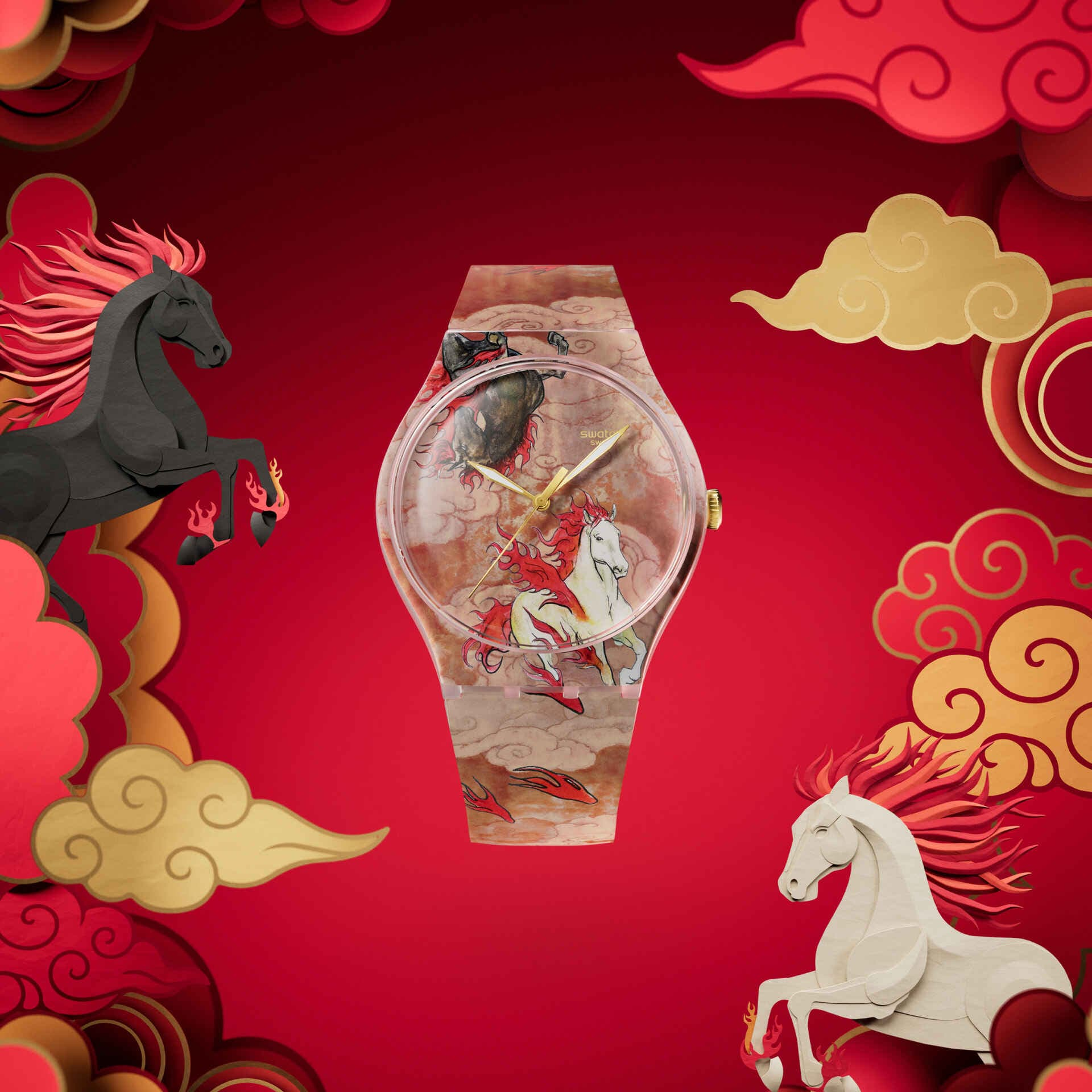 SWATCH RIDING THE CLOUDS SUOZ369