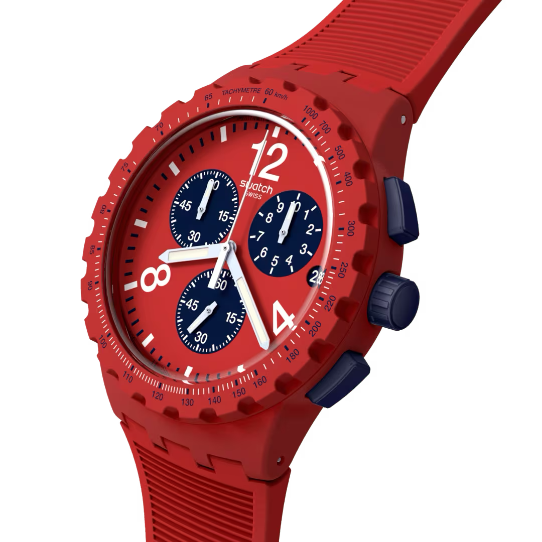 SWATCH PRIMARILY RED SUSR407