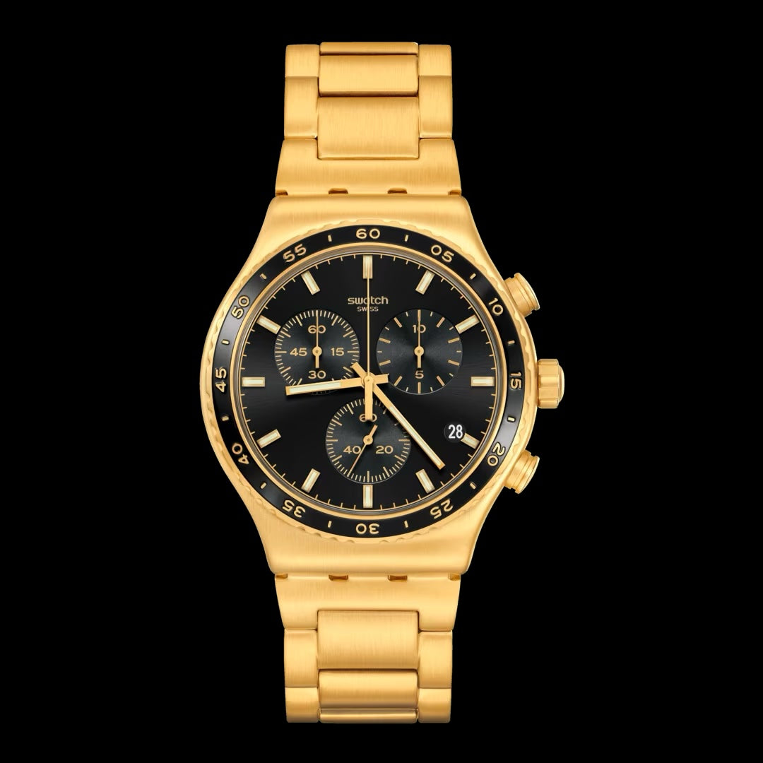 SWATCH IN THE BLACK YVG418G