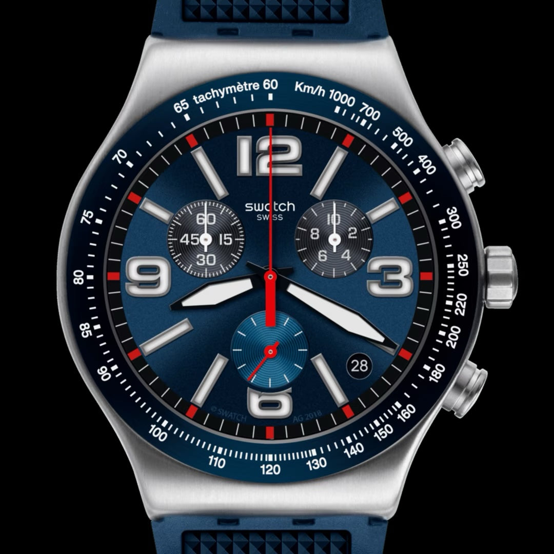 SWATCH BLUE GRID YVS454