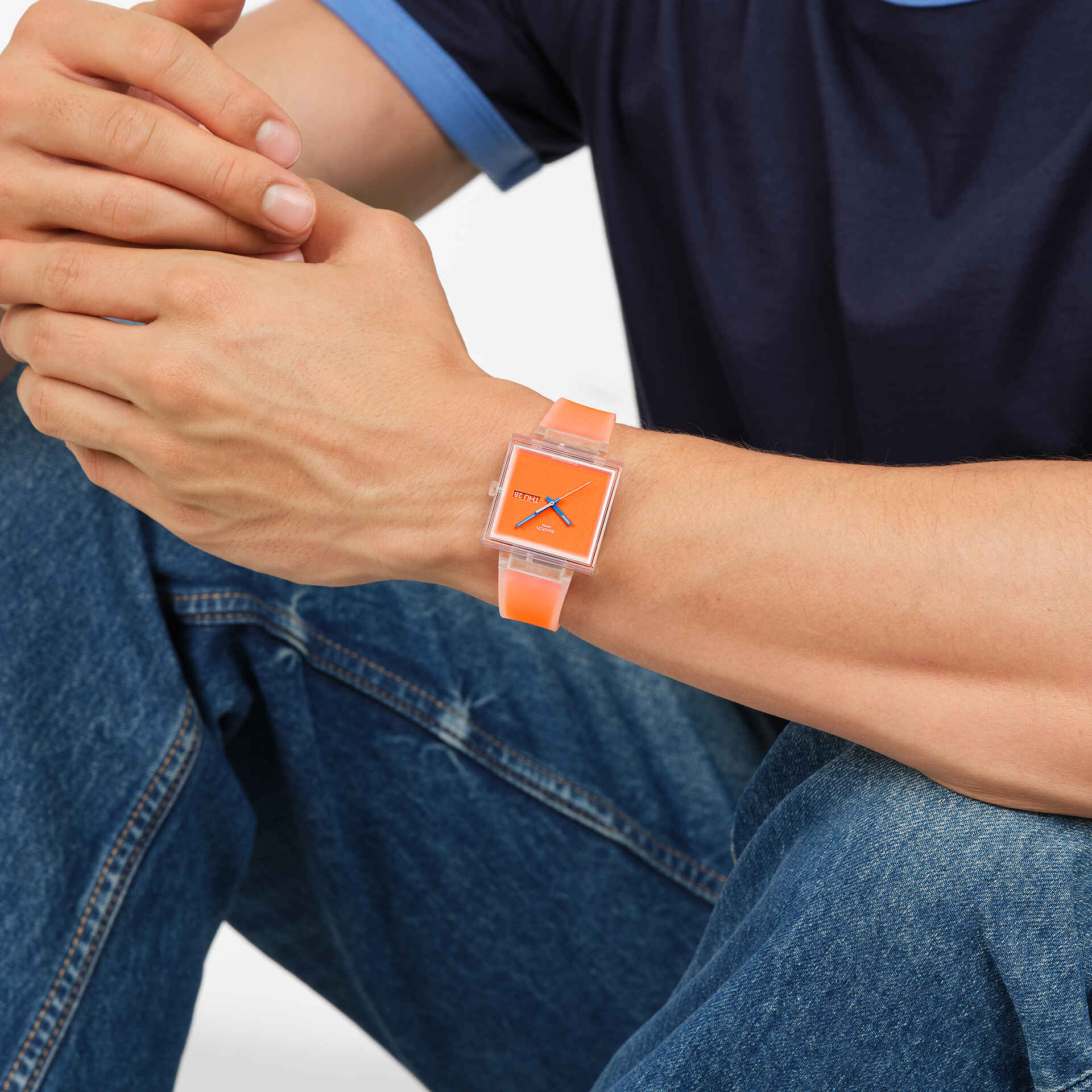SWATCH WHAT IF...SEE THRU ORANGE? SO38K704