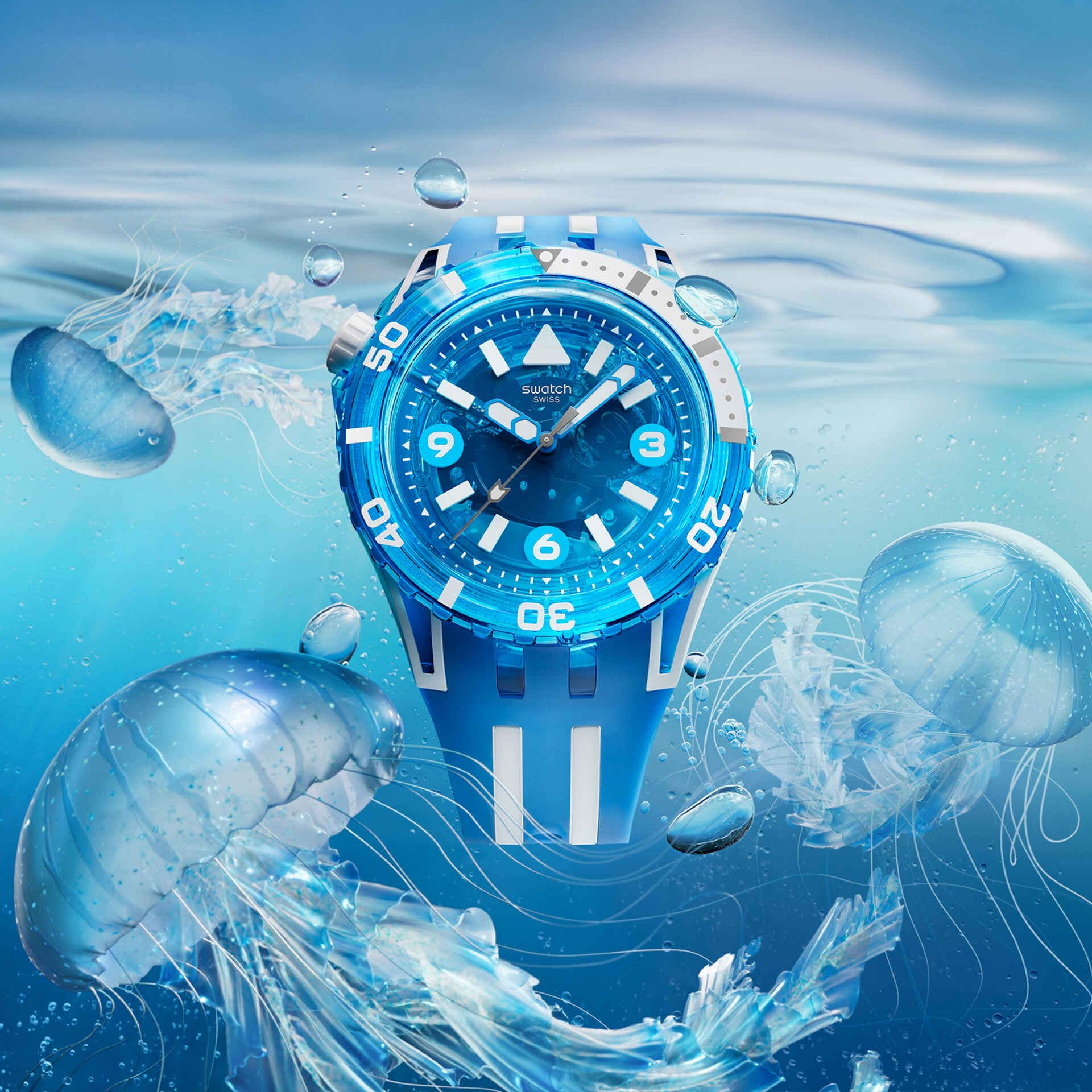 SWATCH BLUE FIRE SSCU09S100