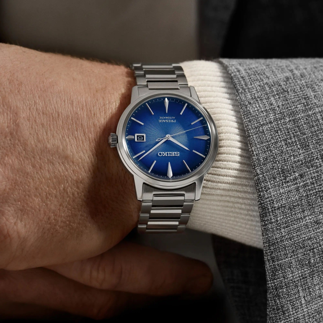 SEIKO Presage Cocktail Time 'The Aviation' Automatic SRPJ13J1