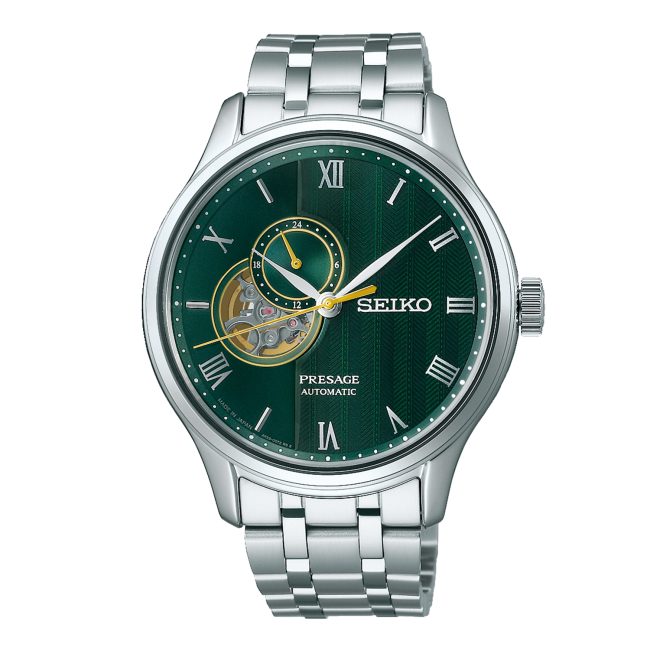 SEIKO Presage 'Japanese Zen Gardens' in Fern green Automatic Ανδρικό SSA463J1
