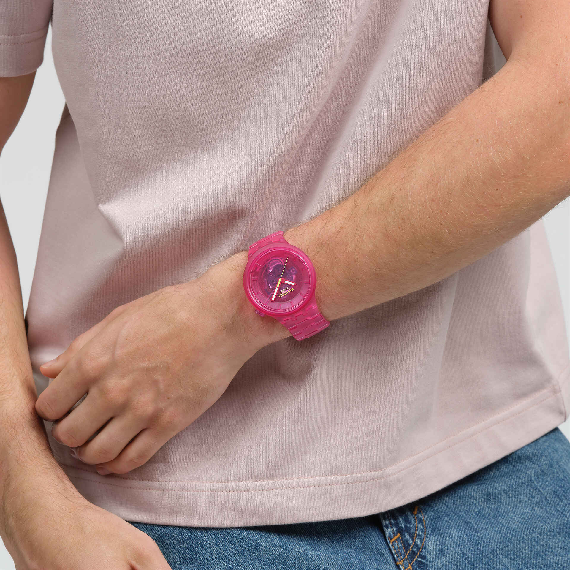 SWATCH PINK JOY SB05P102