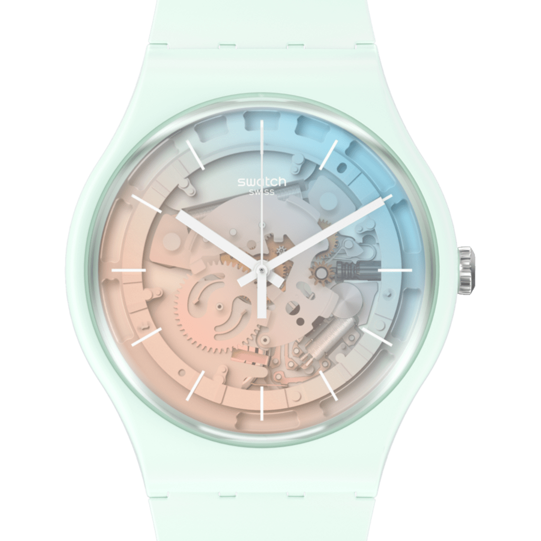 SWATCH FLEETINGLY ICEBLUE SO32S101