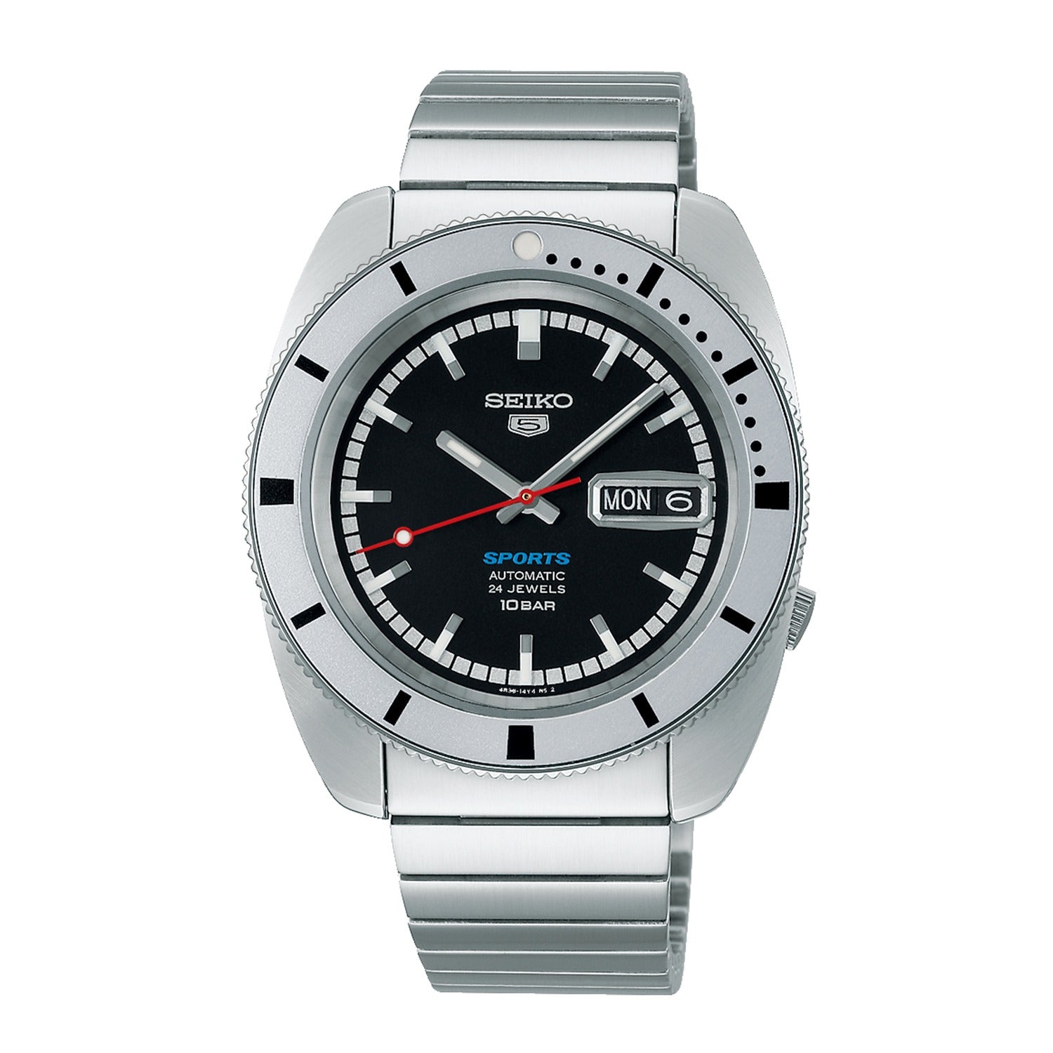 SEIKO 5 Sports 'Pepper Black' 1968 Recreation L.E. Automatic SRPL05K1J