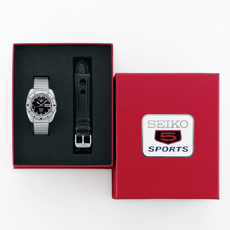 SEIKO 5 Sports 'Pepper Black' 1968 Recreation L.E. Automatic SRPL05K1J