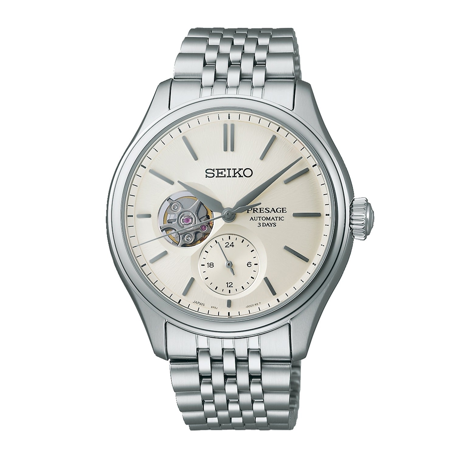 SEIKO Presage Classic Series 'Shiro-iro' Open heart Automatic SPB469J1